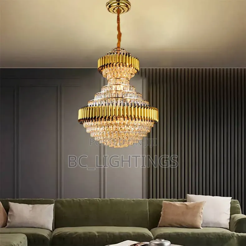 Modern Crystal Led and Bulb Lights for Living Room Chandelier 800mm