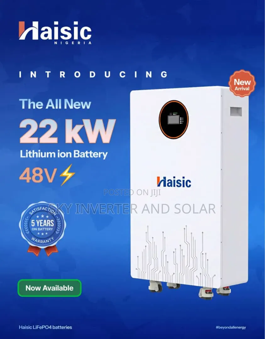 22kwh/48v Haisic Lithium Ion Battery