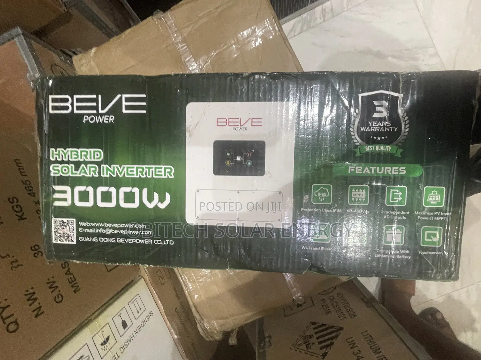 BEVE 3.5kW (3.5kVA) 24V Hybrid Solar Inverter – Pure Sine Wave
