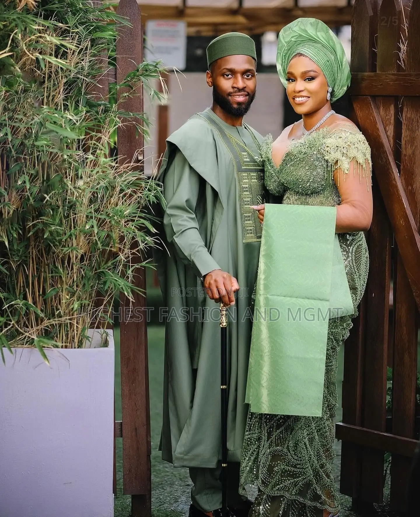 Mint Green Outfit for Couple