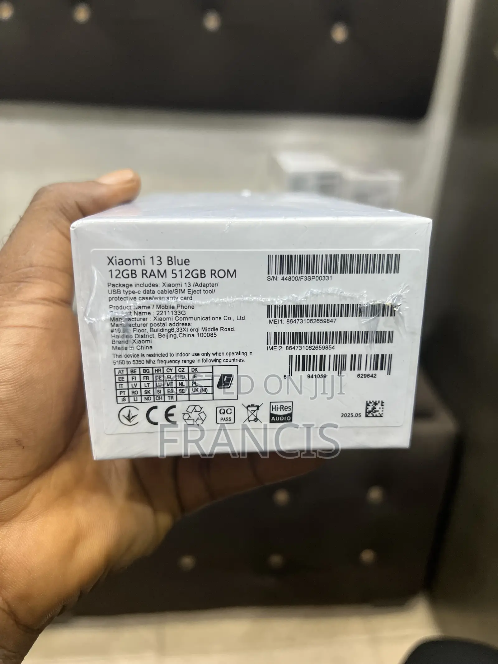New Xiaomi 13 512 GB Blue