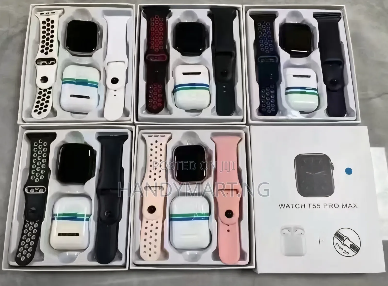 T55 Pro Max Smartwatch Combo Set 22% OFF