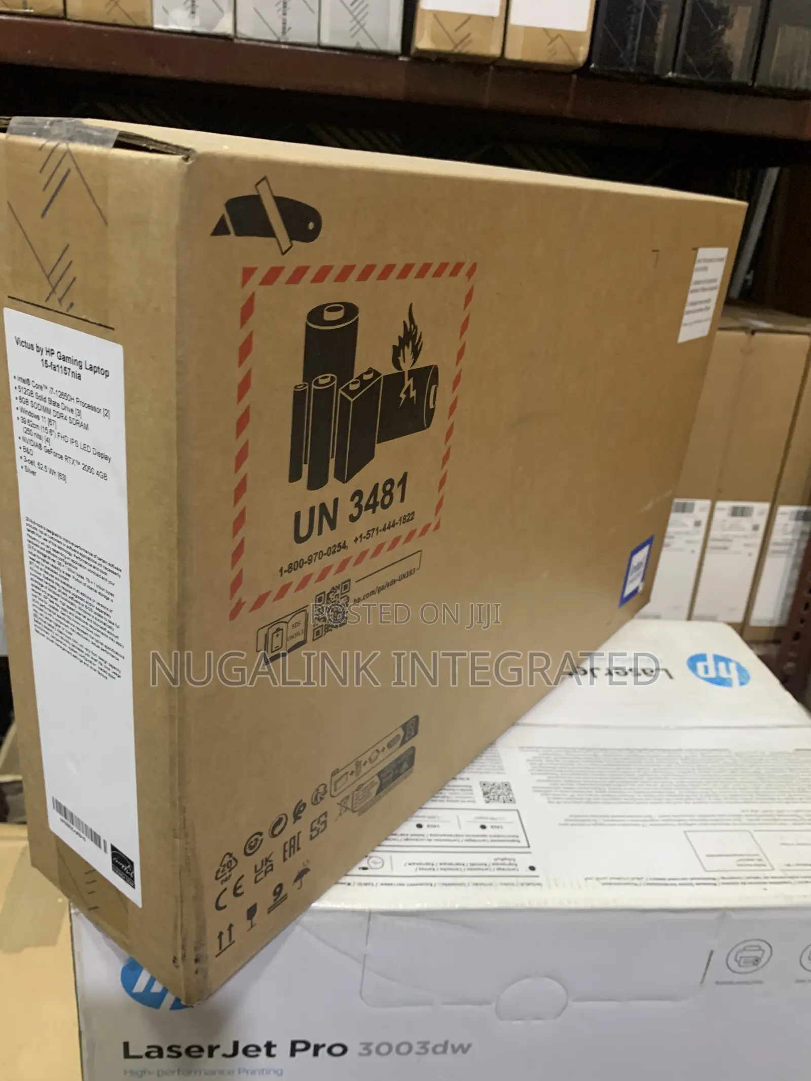 New Laptop HP Victus 15 8GB Intel Core i7 SSD 512GB