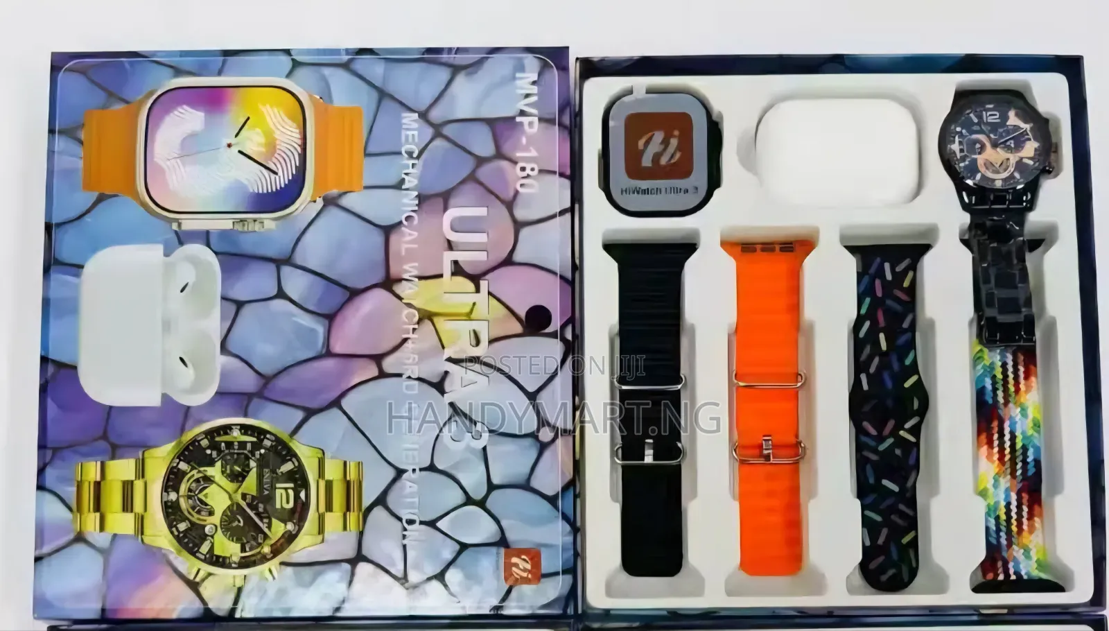 MVP-180 Ultra 3 Mechanical Watch 5th Generation Smartwatch Combo Pack
