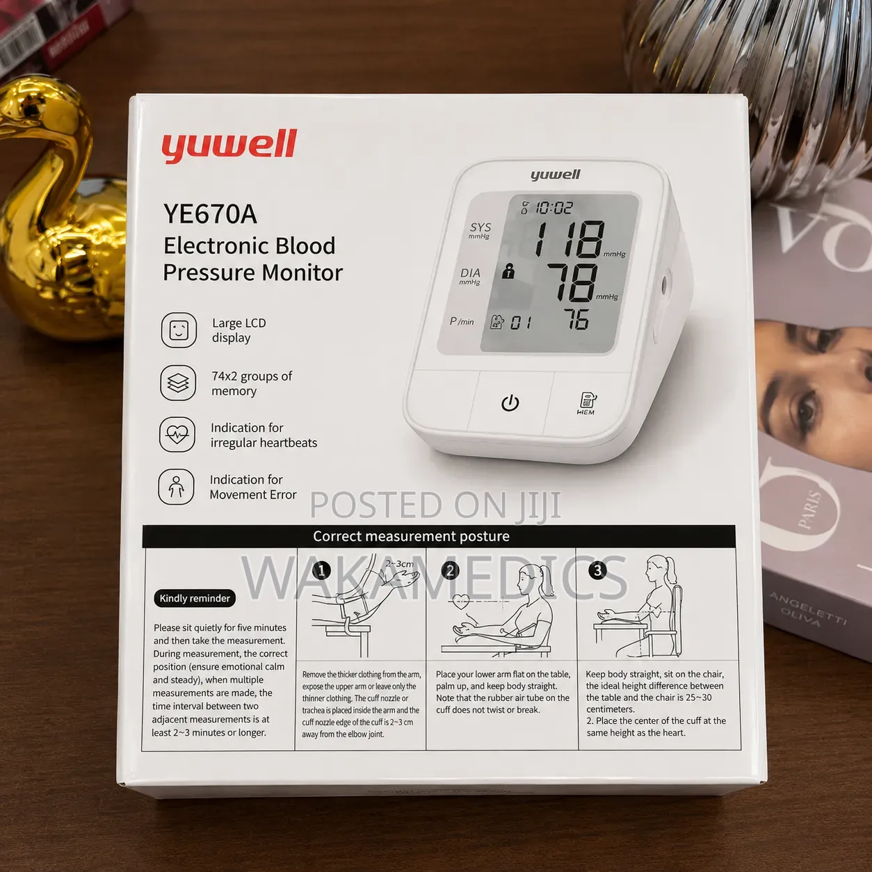 Yuwell YE670A Electronic Blood Pressure Monitor