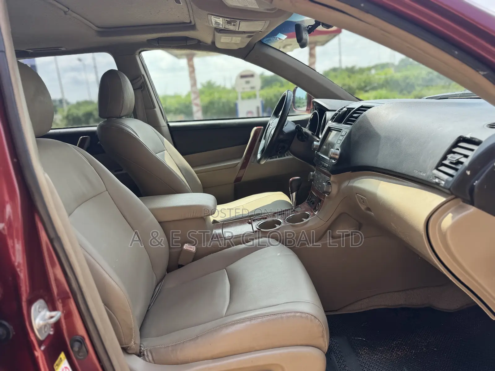 Toyota Highlander Limited 2010 Red