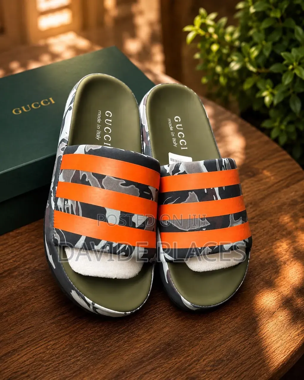 Gucci Unisex Padded Strap Slide