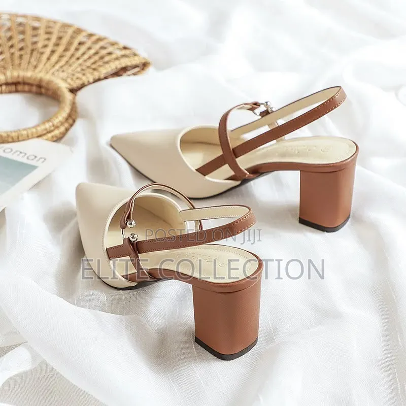 Luxe Super Comfy Block Heels Size: 37-43