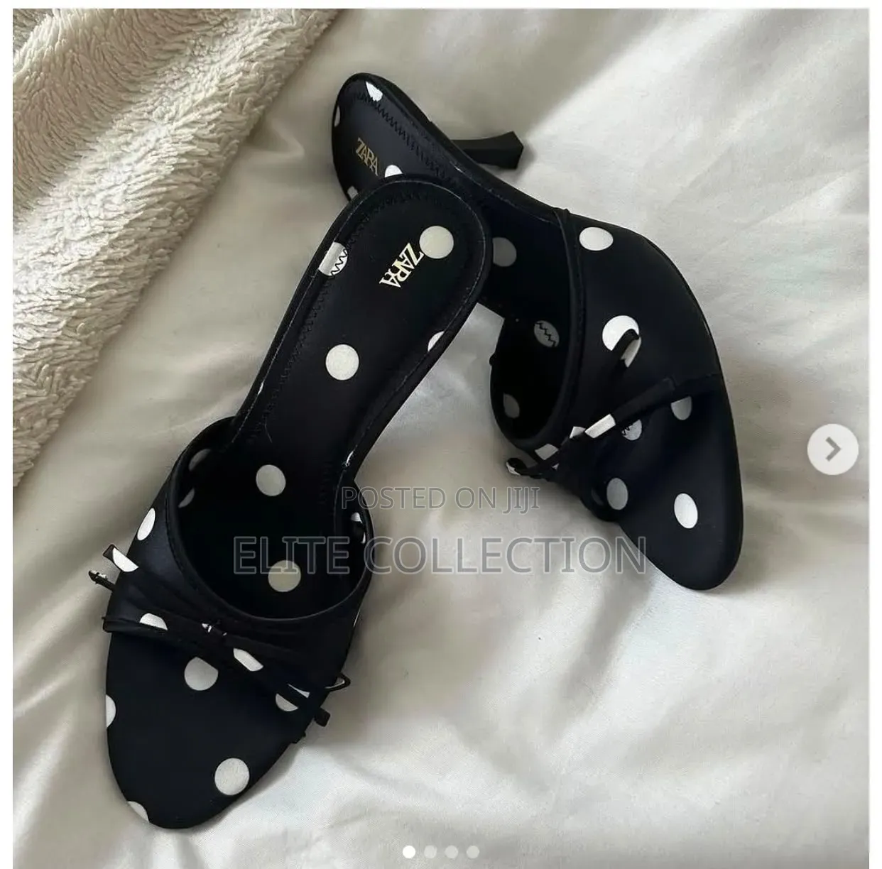 LUXE ZARA POLKA DOTS HEELS AVAILABLE in Size 37 to 41 Comes in a Box