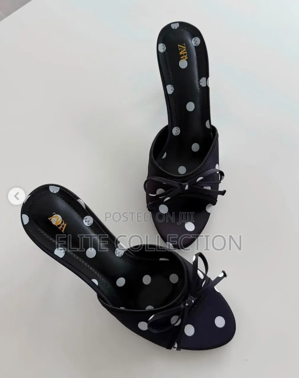 LUXE ZARA POLKA DOTS HEELS AVAILABLE in Size 37 to 41 Comes in a Box