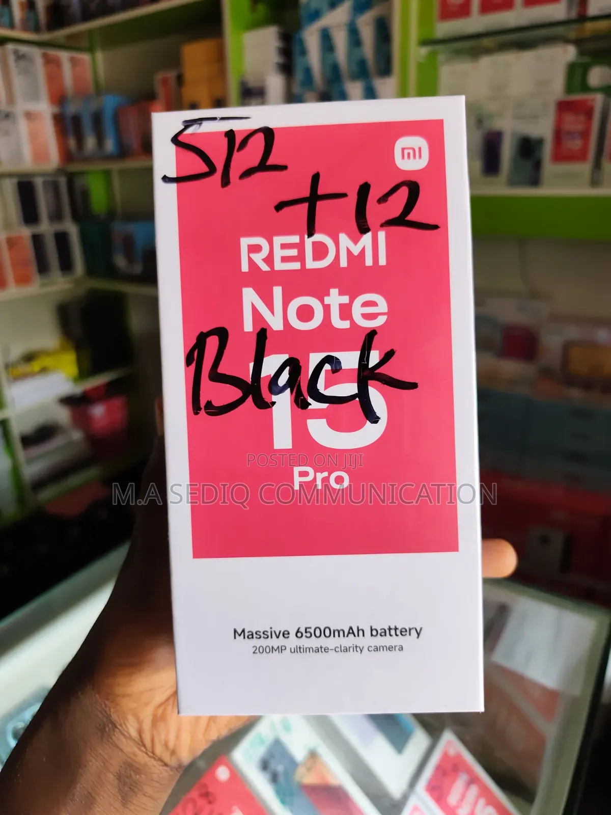 New Xiaomi Redmi Note 15 Pro 512 GB Black