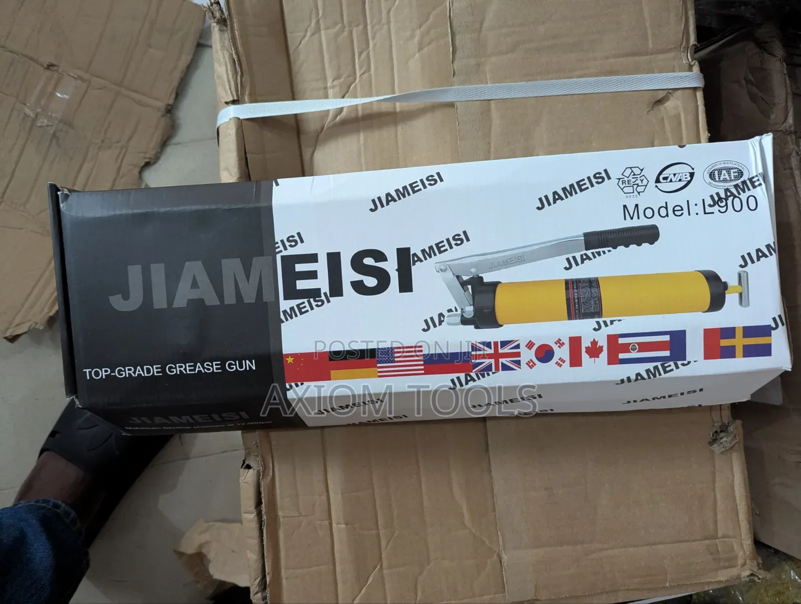 Jiameisi Heavy-Duty Manual Grease Gun
