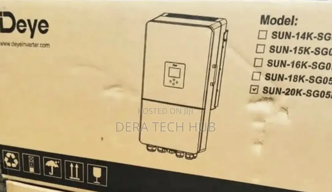 Deye 20KVA 3-Phase Hybrid Solar Inverter | Original Fast Delivery