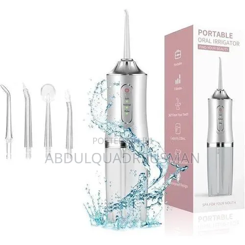 Rechargeable Portable Oral Irrigator-Water Flosser With 3 Pressure Mod