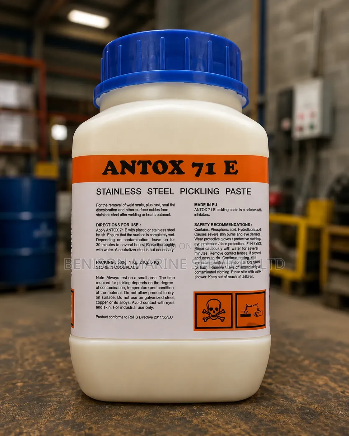 Antox 71 E Stainless Steel Pickling Paste 2kg