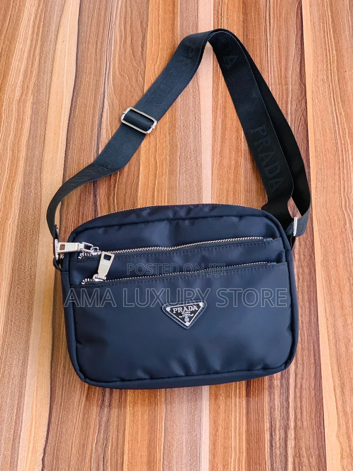 Prada Quality Men Crossbody Side Bag –Stylish, Durable Trendy Design