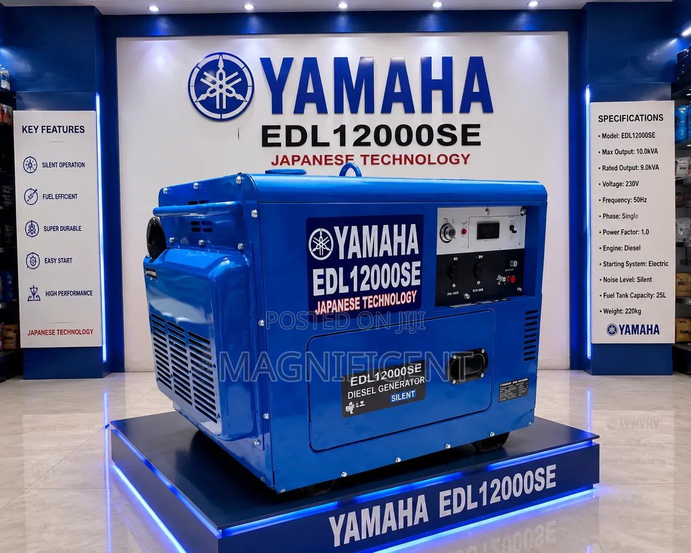Original Brand New Yamaha 10kva Soundproof Generator