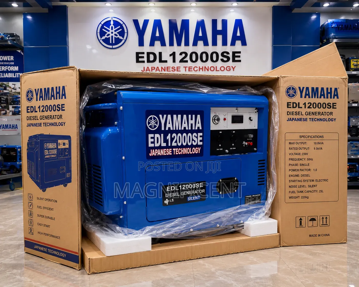 Original Brand New Yamaha 10kva Soundproof Generator