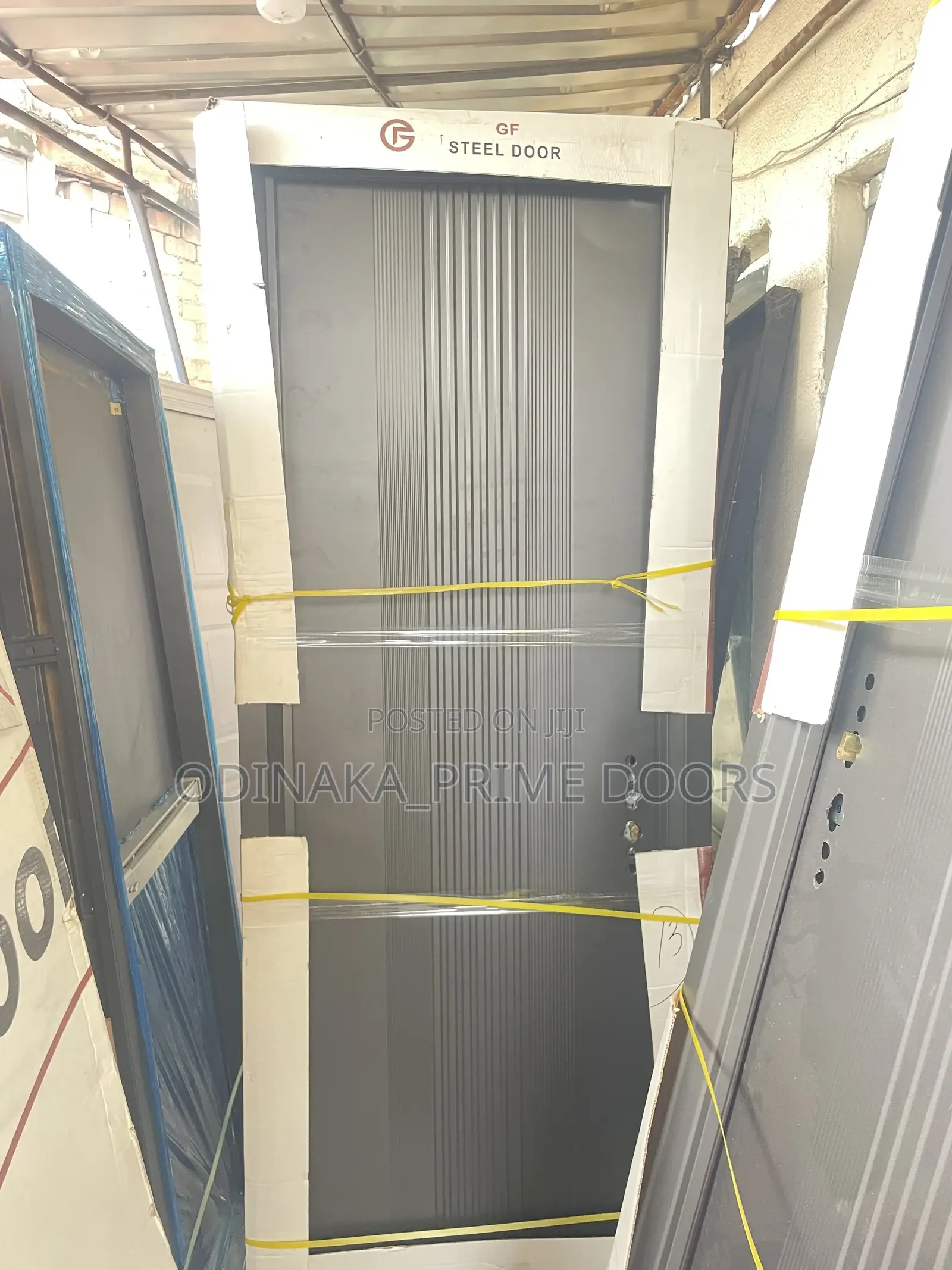 8ft by 3ft Premium Luxury Iron Door( Lines)