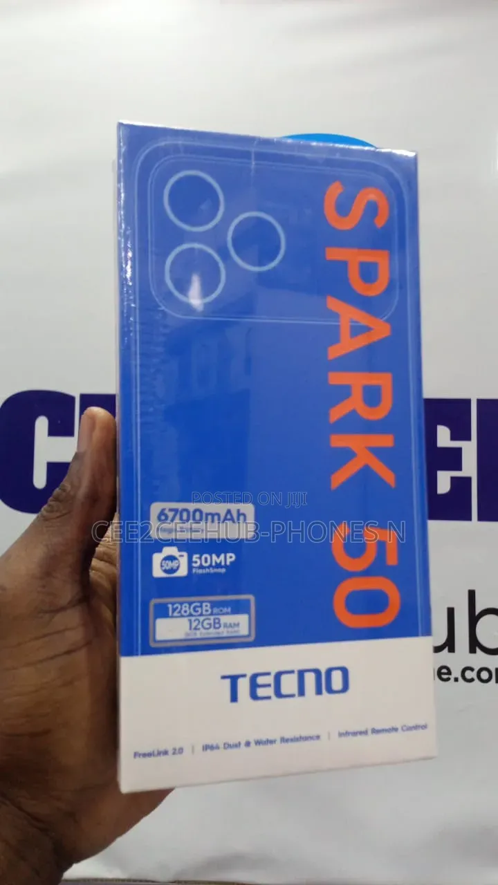 New Tecno Spark 50 128 GB Black