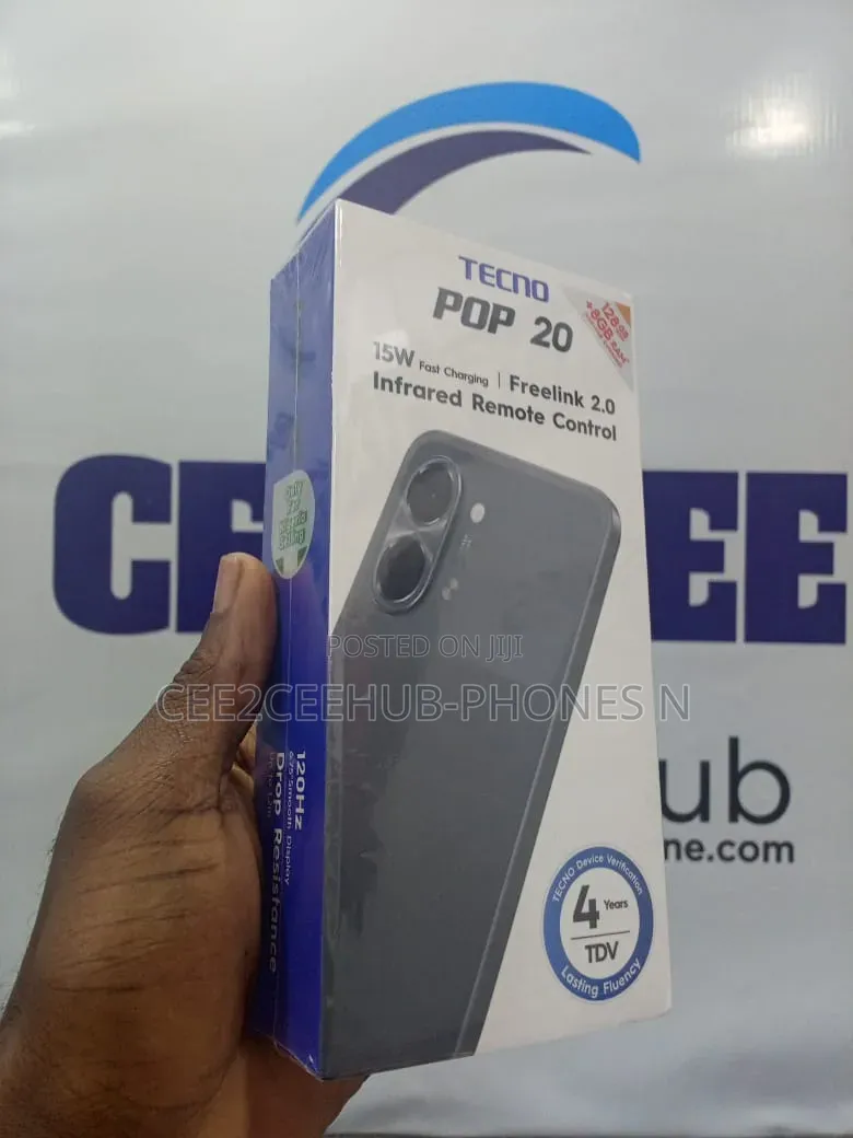 New Tecno Pop 20 128 GB Gray