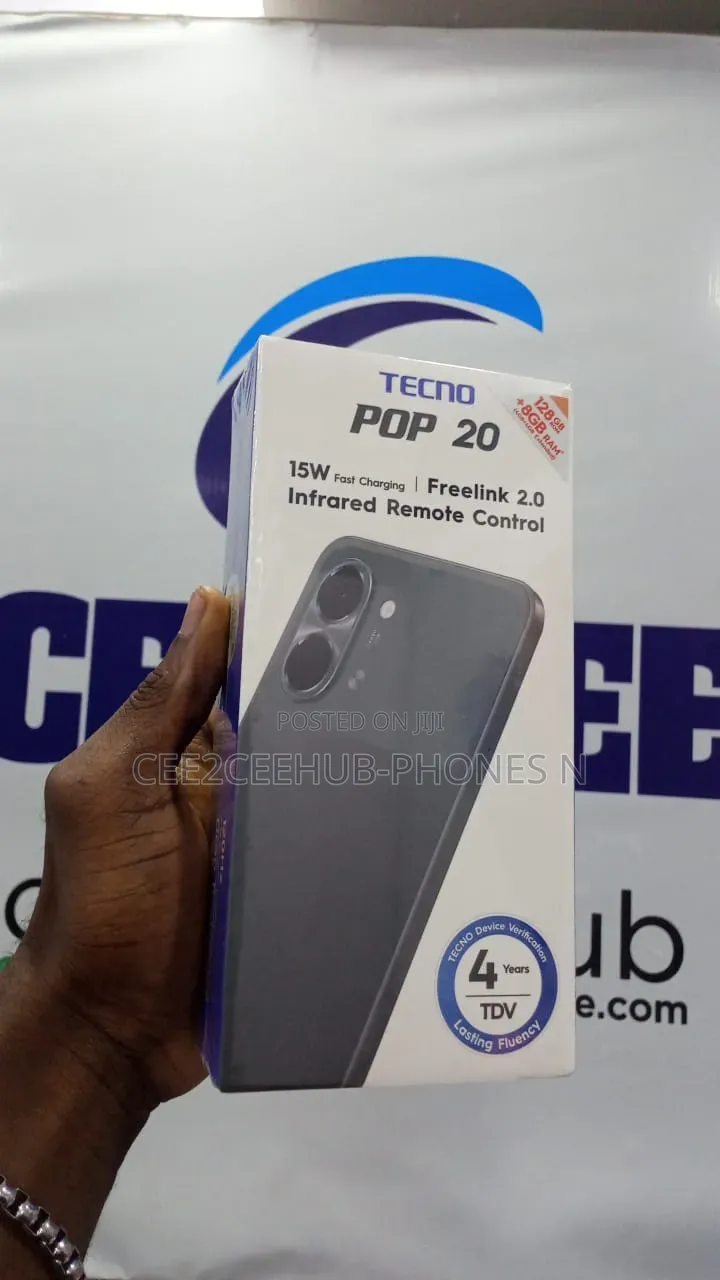 New Tecno Pop 20 128 GB Gray
