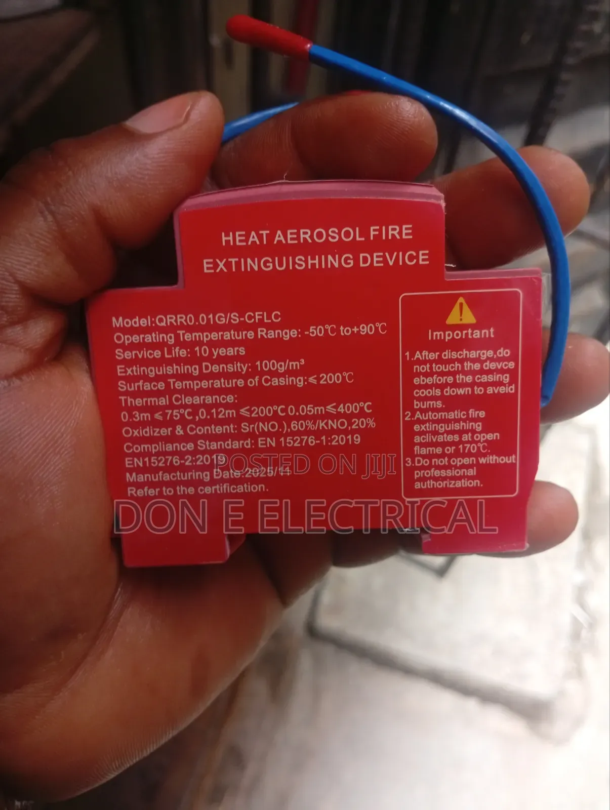 Fire Extinguishing Device