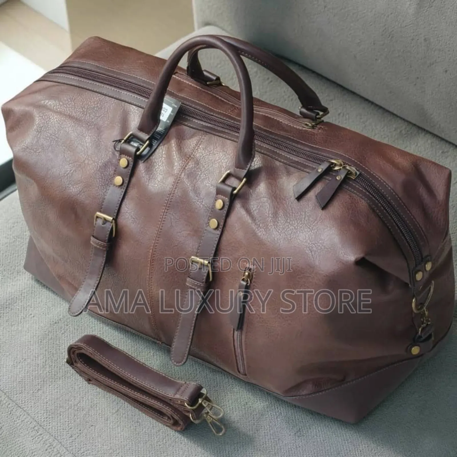 Premium Luxury Vintage Travel Duffel Bag – Strong, Spacious Stylish