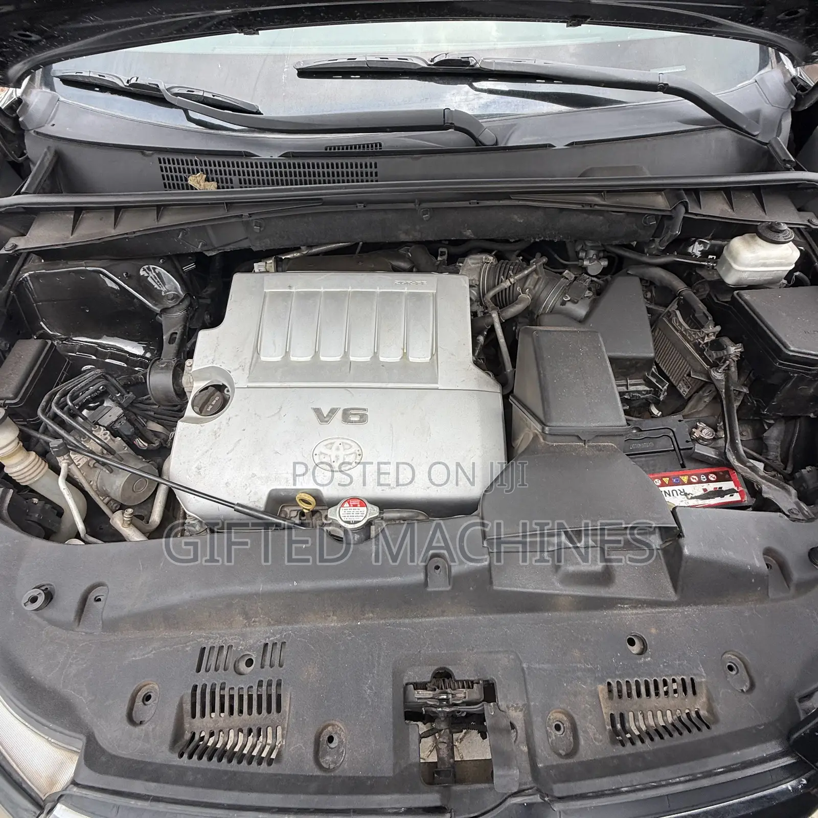 Toyota Highlander LE V6 4x4 (3.5L 6cyl 6A) 2016 Black