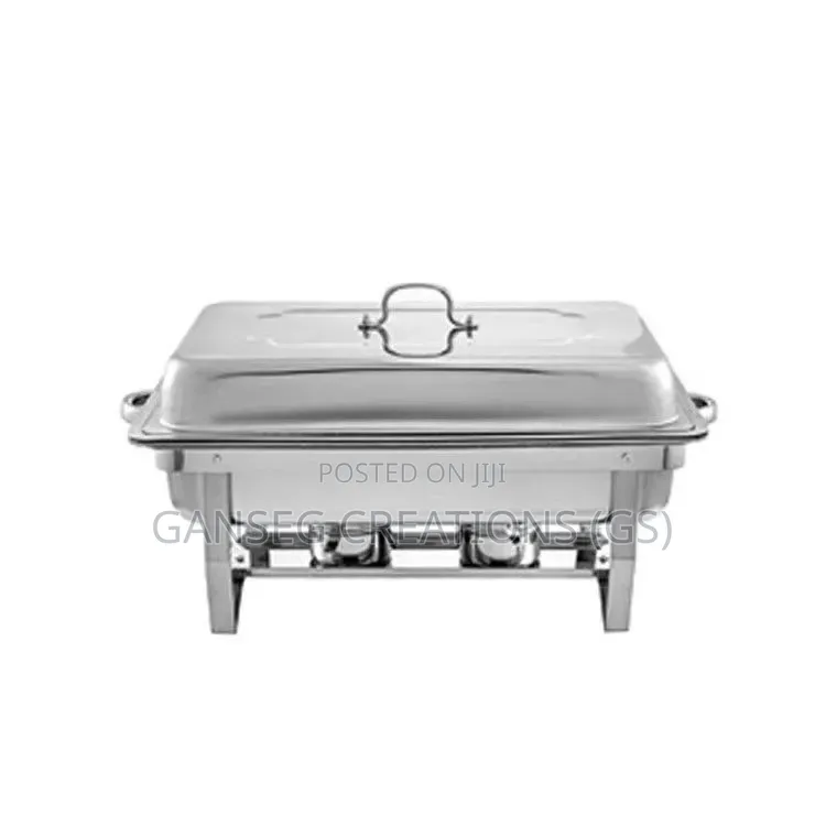Heavy Duty Stainless Steel Chafing Dishes(Single Double Pan Options)