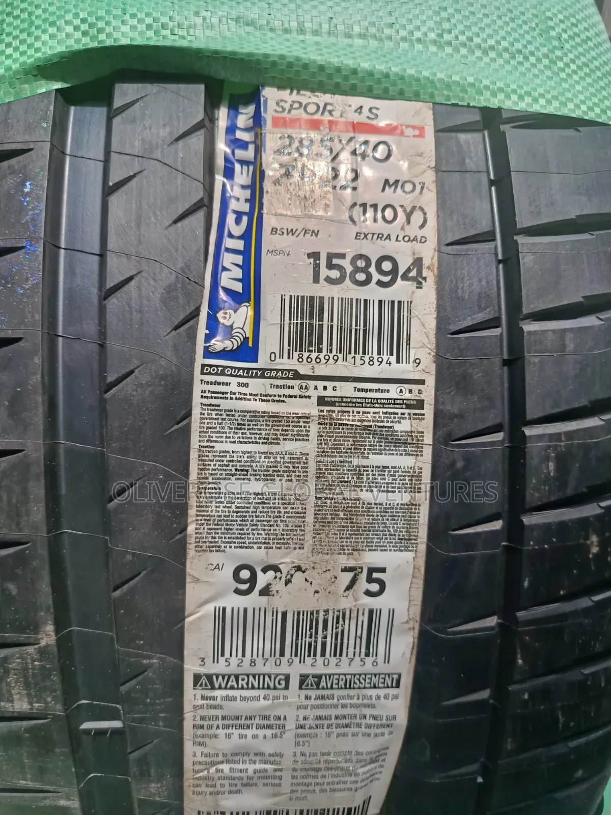 325/35/22 and 285/40/22 Michelin Tyres forGLE