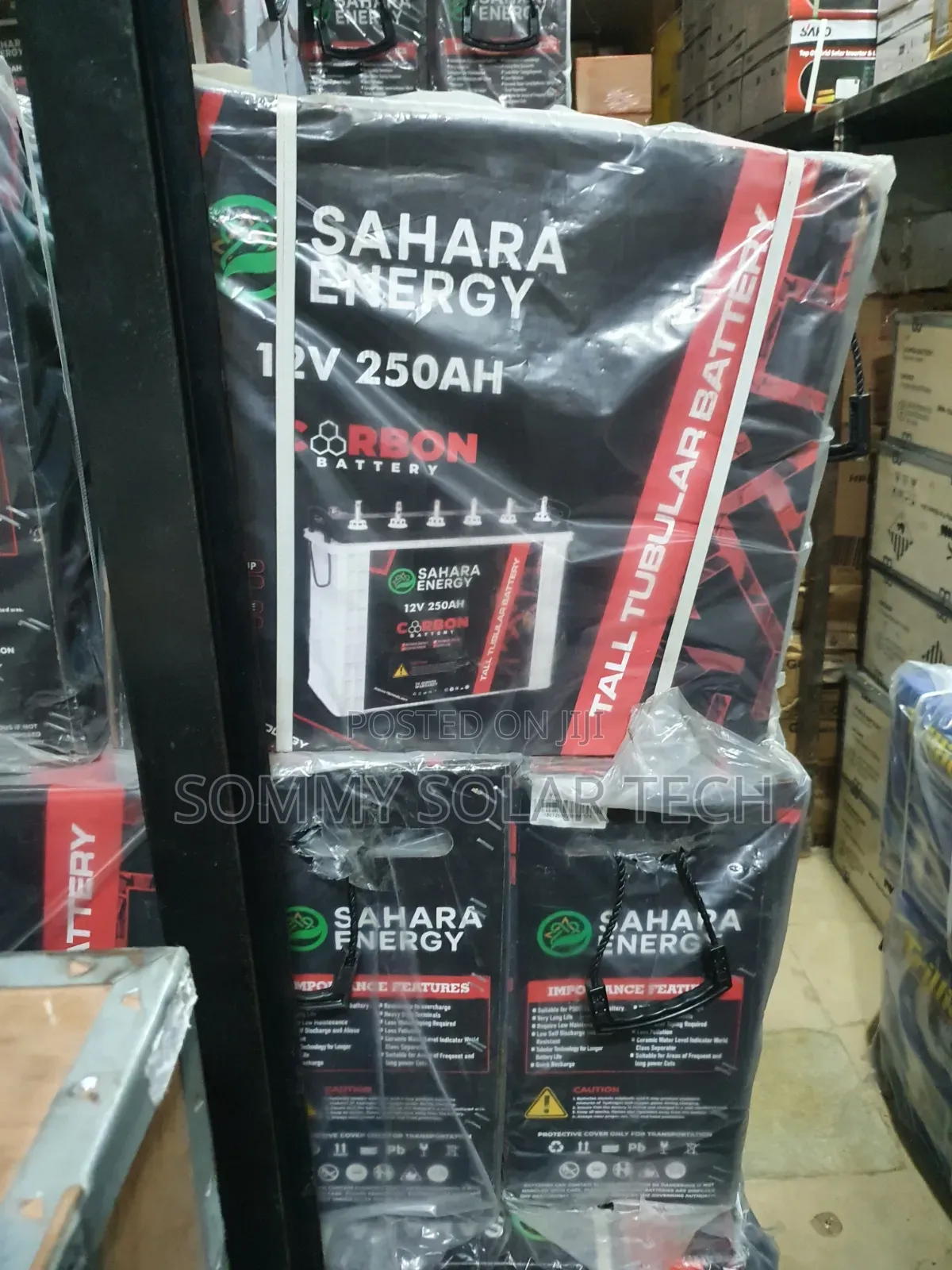 Sahara Energy Tall Tubular Battery 250ah 12v