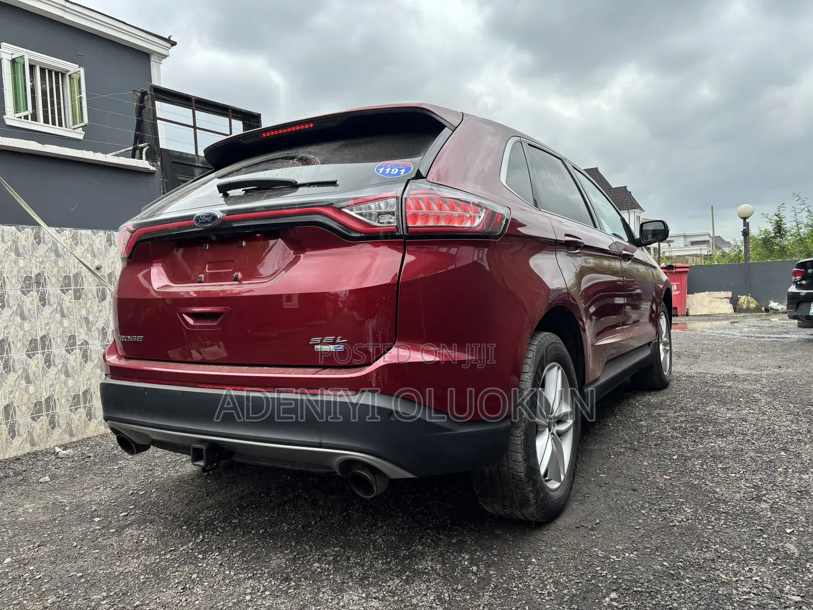 Ford Edge SEL 4dr SUV AWD (2.0L 4cyl Turbo 6A) 2015 Red