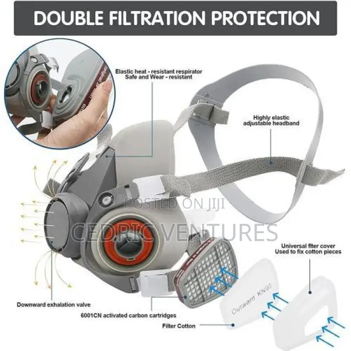 Reusable Dust Breath Spray Welding Respirator Spray Paint Mask