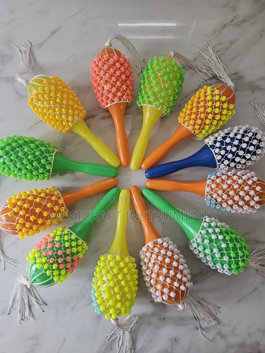 Colourful Beaded Maracas