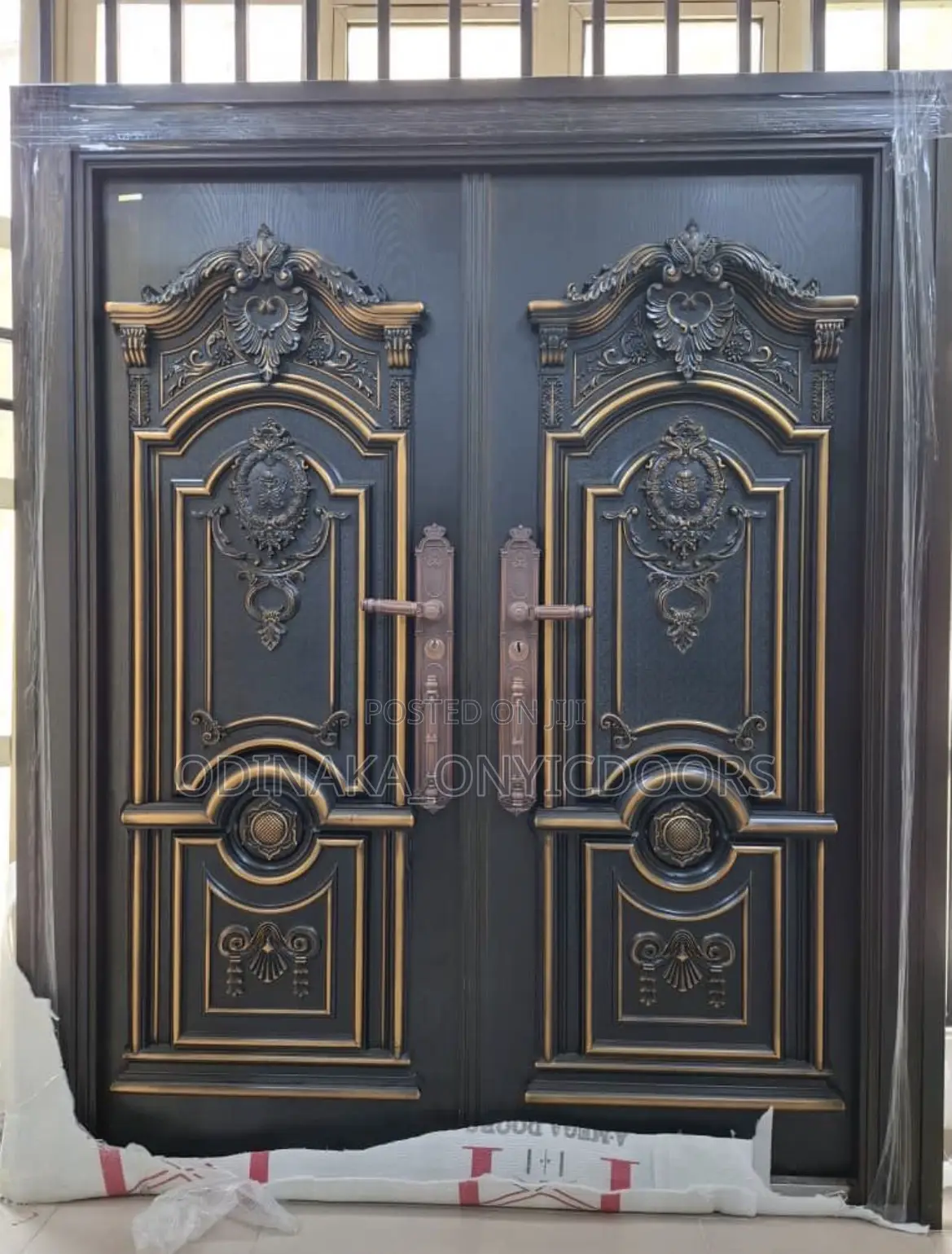 8ft by 6ft Luxury Copper Premium Door ( Royal Design)