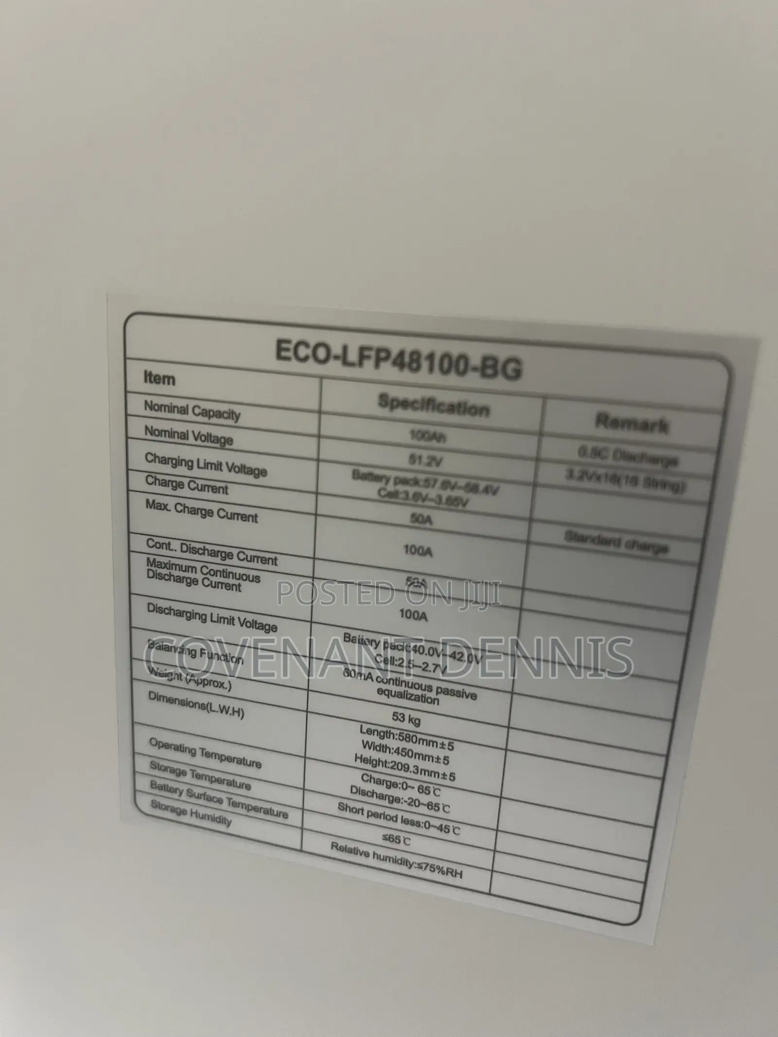 ECO-WORTHY 5kwh 48v Lithium Battery