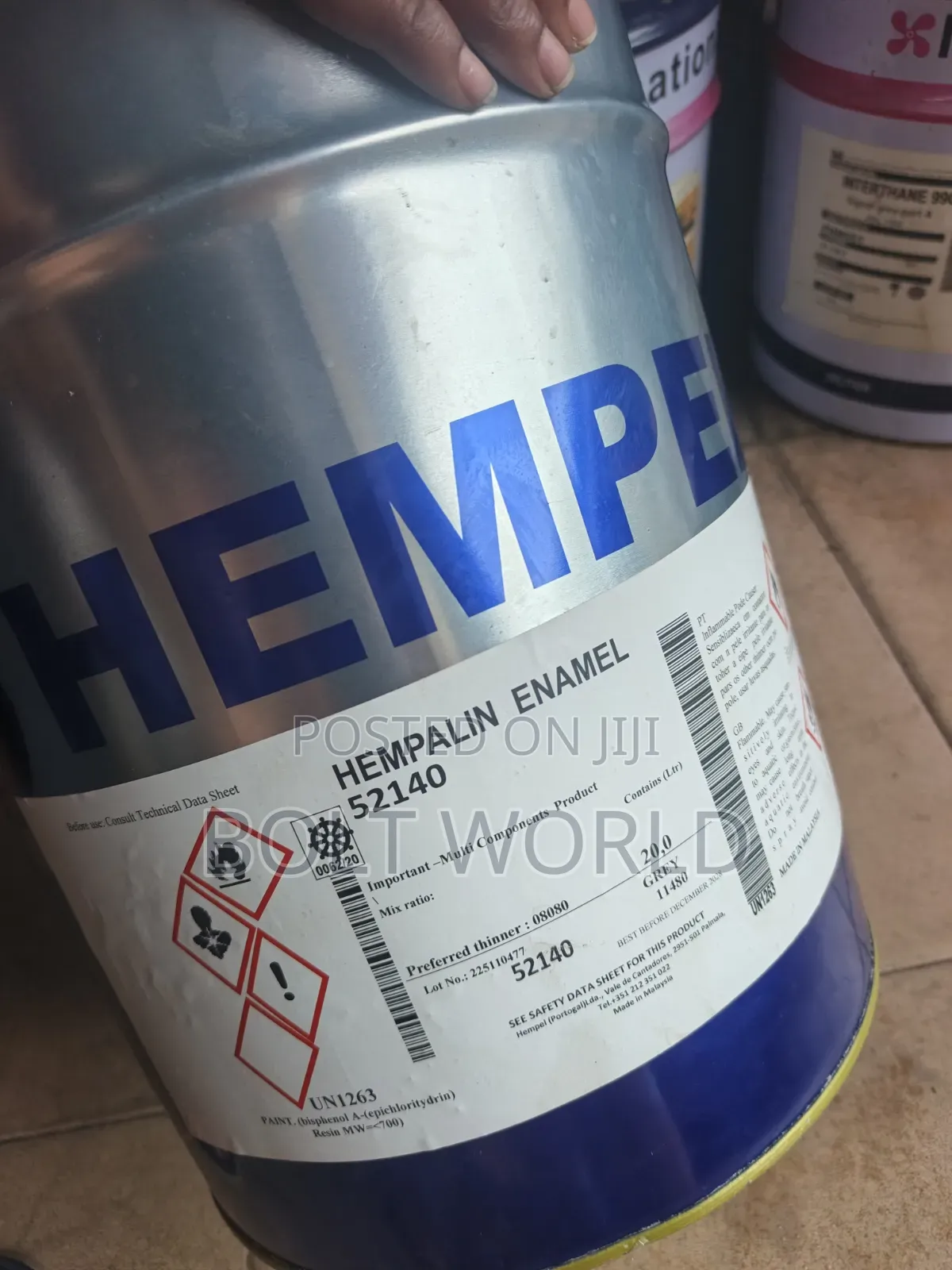 Hampel Hempalin Enamel 52140 Grey 20l