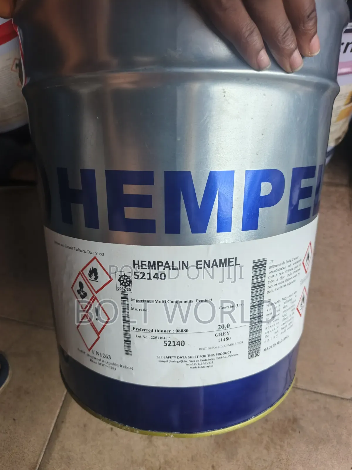 Hampel Hempalin Enamel 52140 Grey 20l