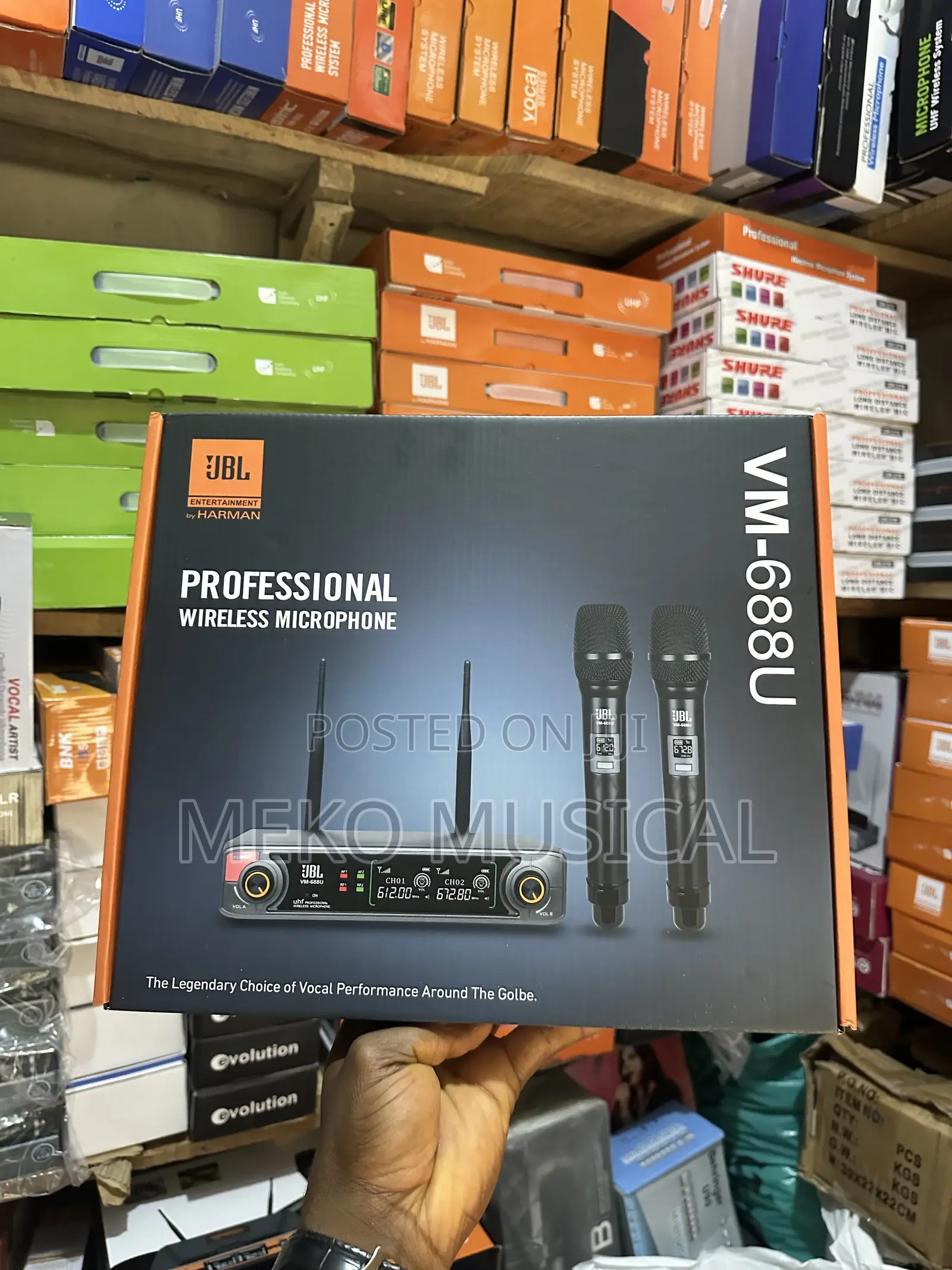 Double Handle Microphone