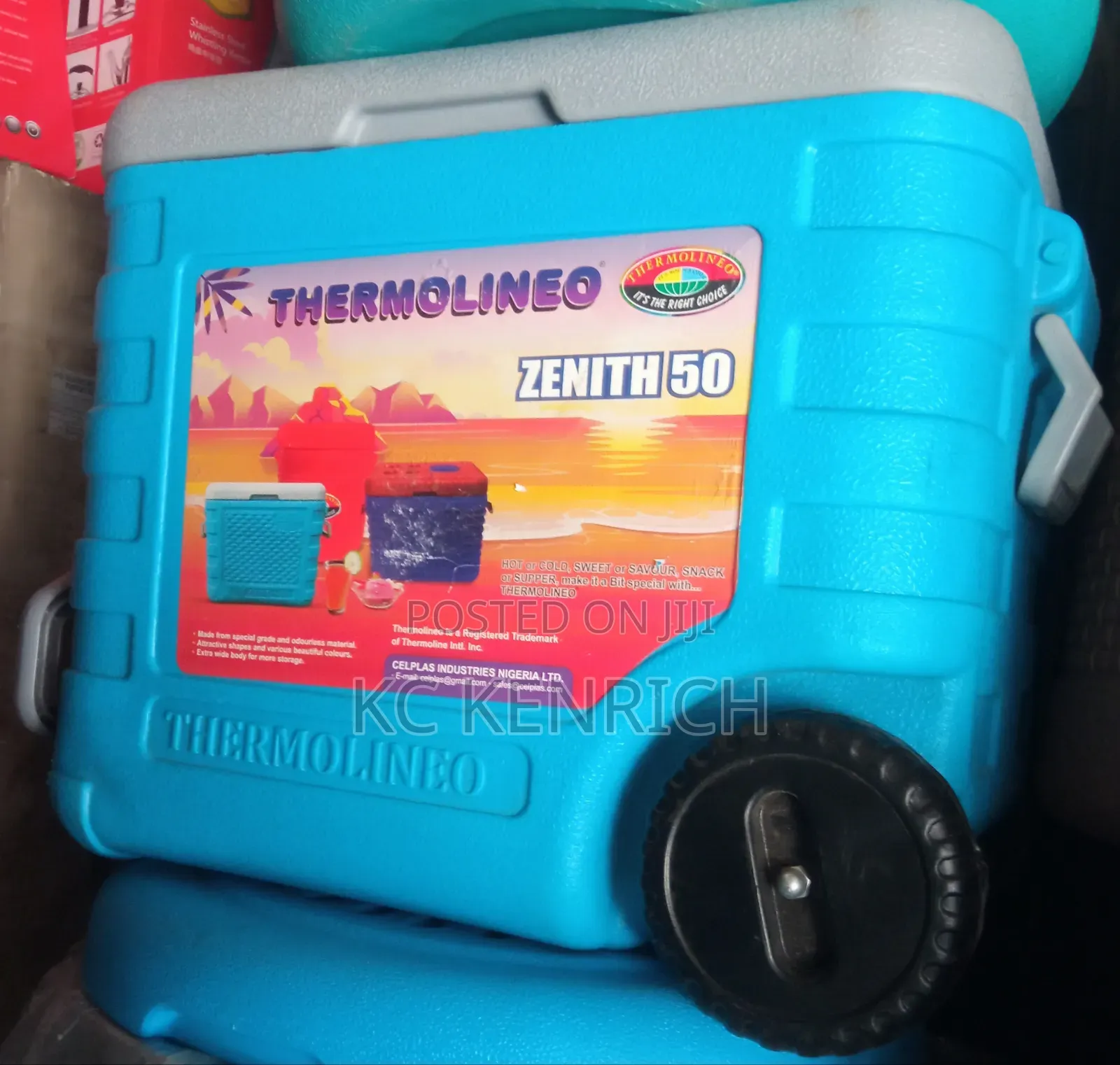 Thermolino Cooler With Tyre and Handle Size 50