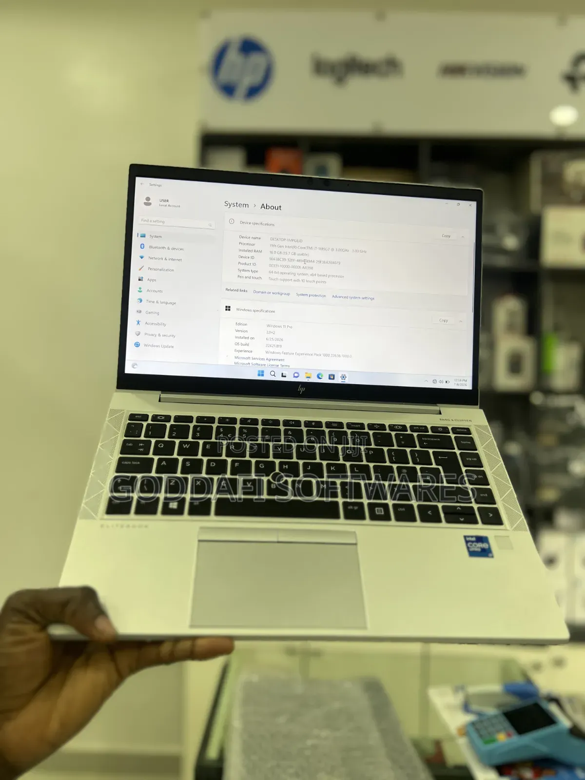 Laptop HP EliteBook 840 G8 16GB Intel Core i7 SSD 512GB