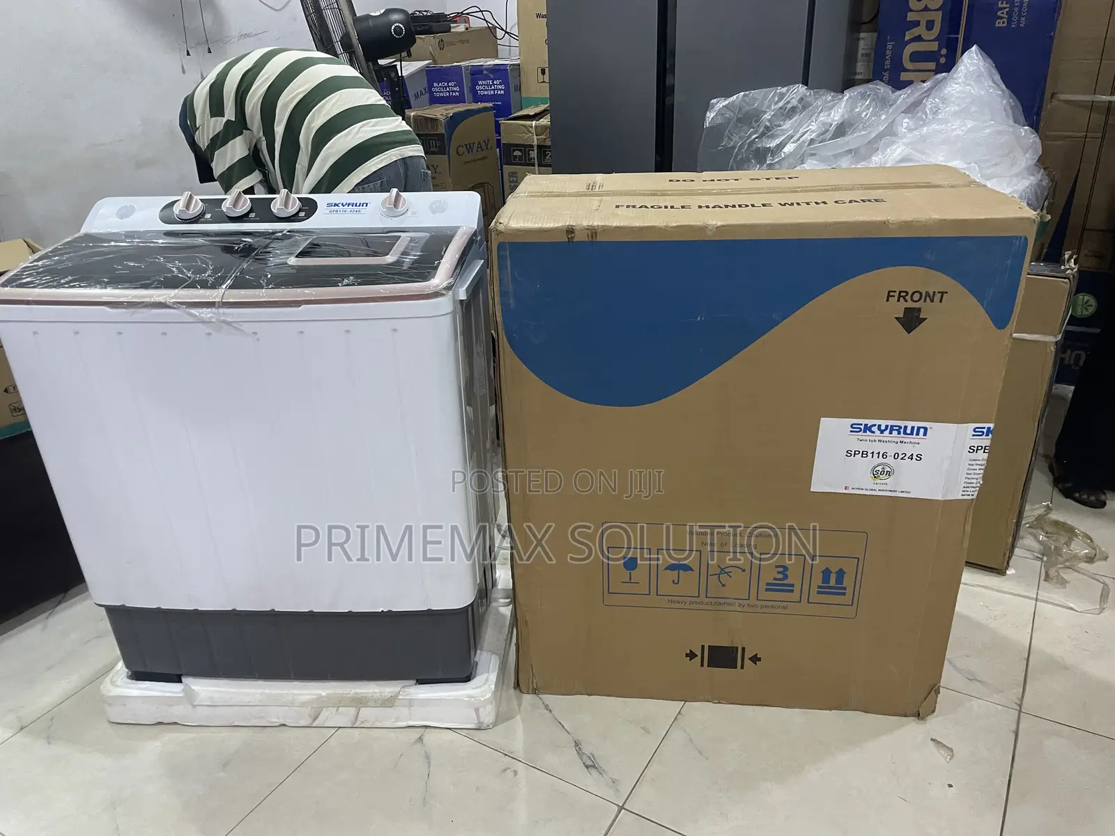 Skyrun Washing Machine SPB116-024S Twin Tub 11KG