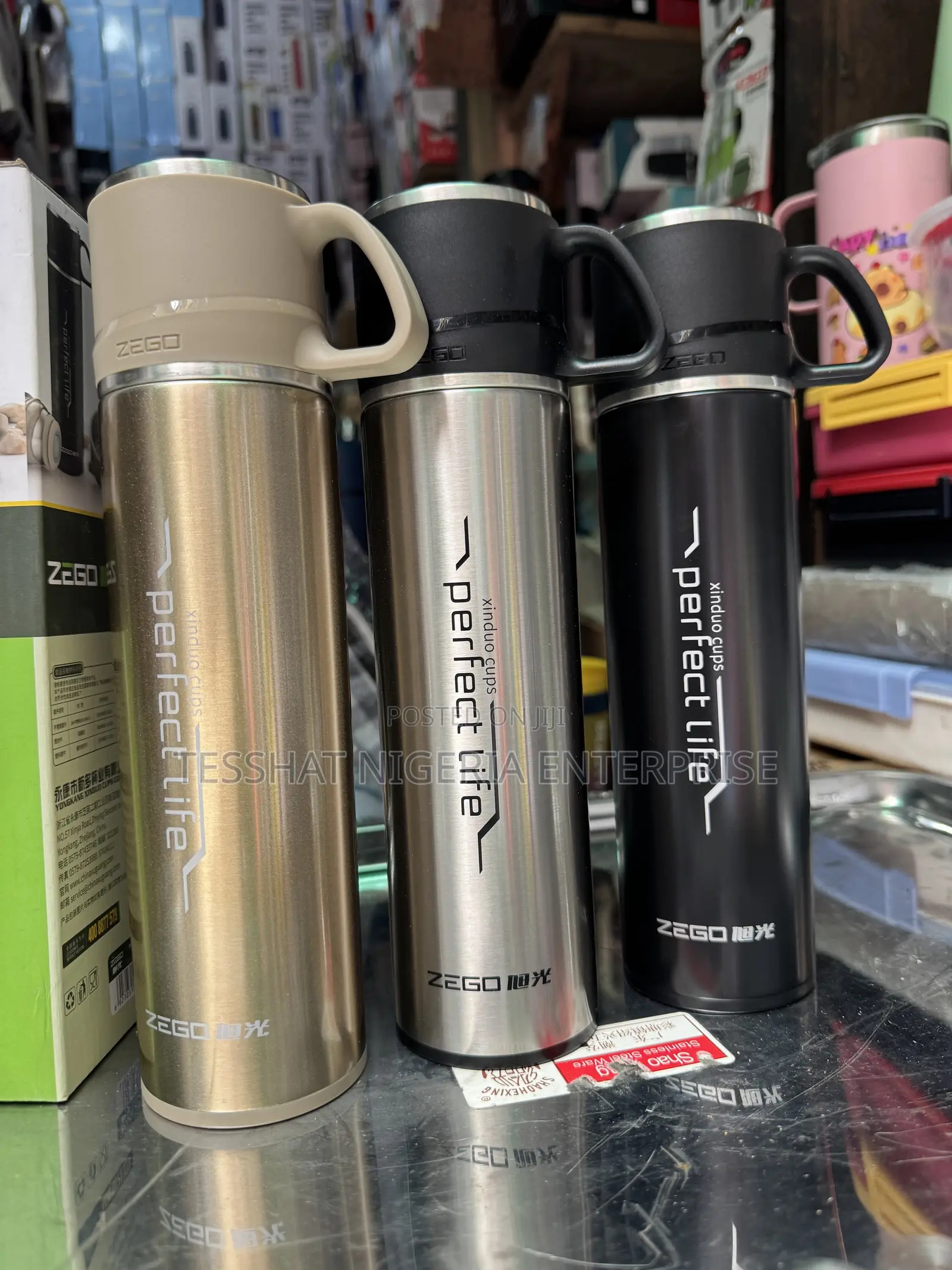 Zego Water Flask 550ml Retains for 24hours Hot Cold