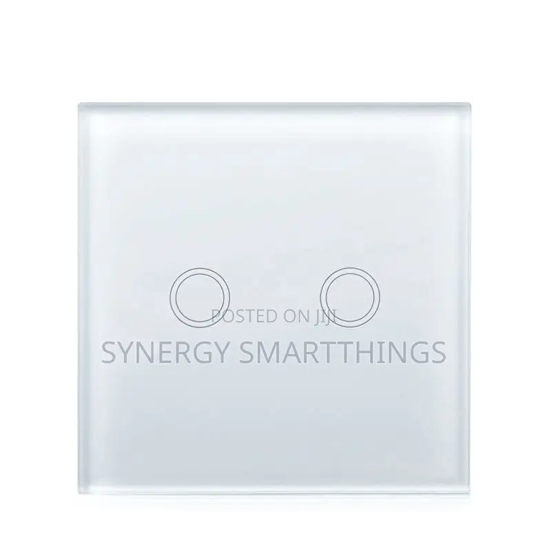 Tuya Zigbee Touch Smart 2 Gang Switch White Color