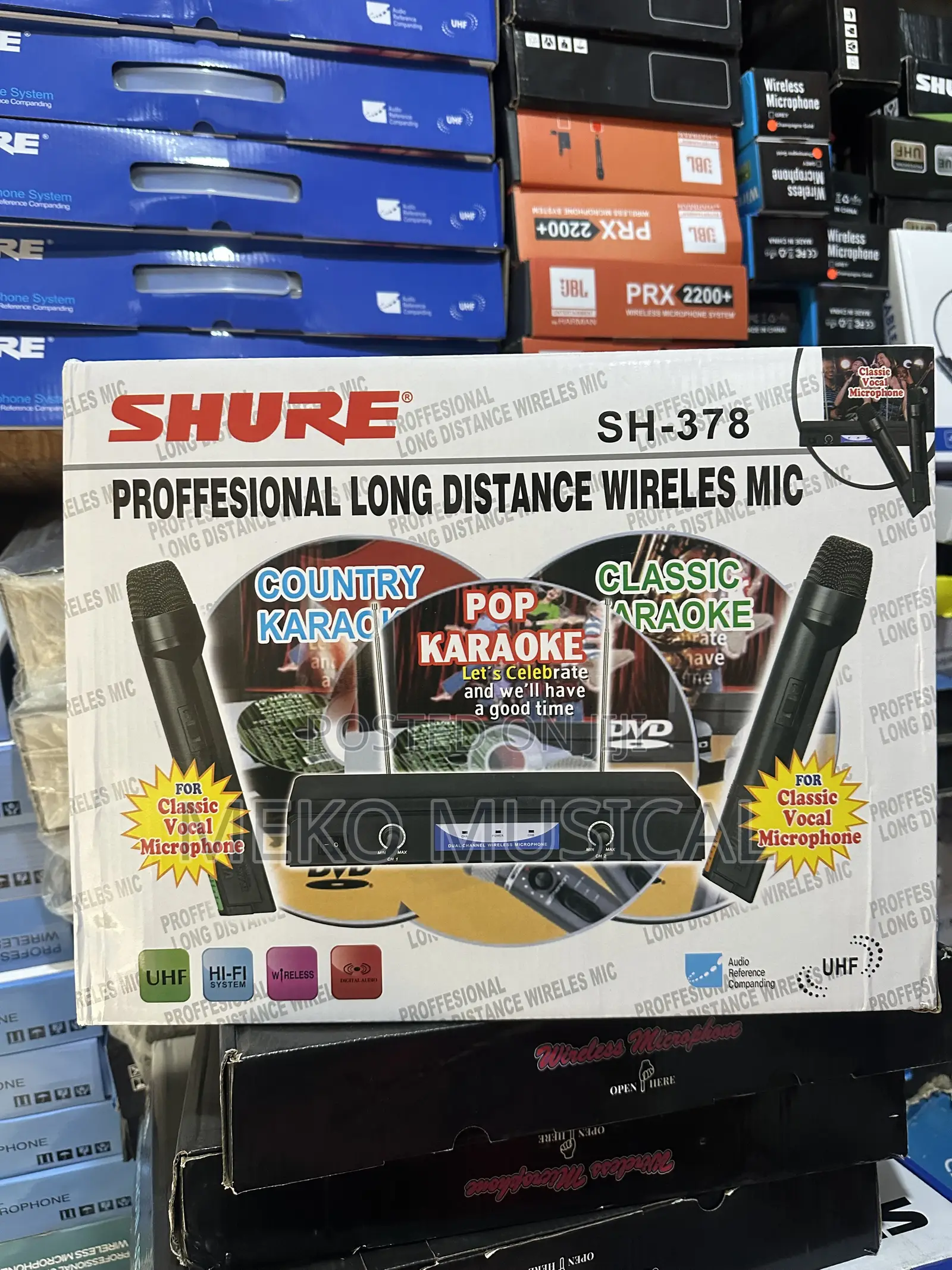 Double Handle Microphone