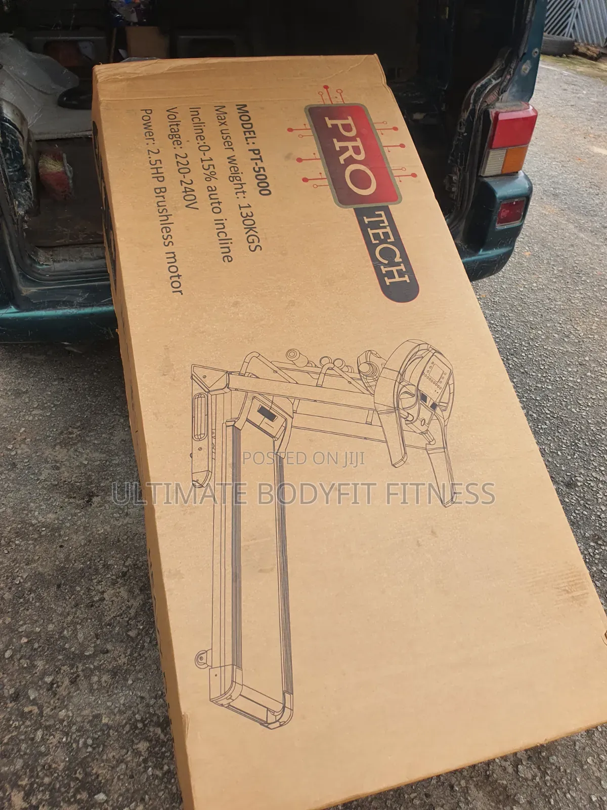 Brand New 2.5hp Pro Tech Treadmill With Massager Machine
