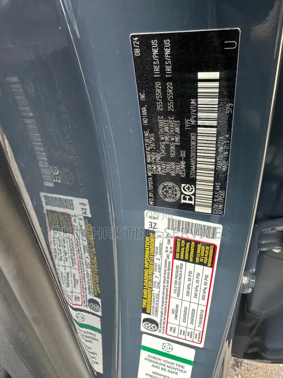 Toyota Grand Highlander 2024 Blue