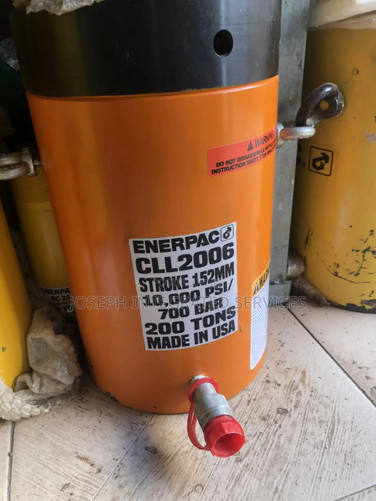 Enerpac Cll2006 Locknut Hydraulic Cylinder