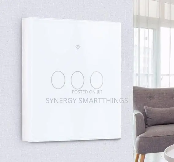 Tuya Zigbee Touch Smart 3 Gang Switch White Color